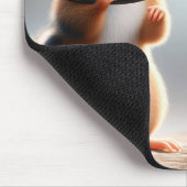 ブラックグラス付きチップ マウスパッド (コーナー)