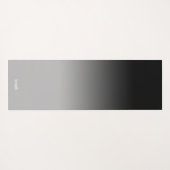 ブラックグラデーションヨガマットフロー色落ち着いた地面 ヨガマット (裏面(横))