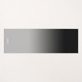 ブラックグラデーションヨガマットフロー色落ち着いた地面 ヨガマット (正面(横))