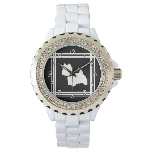 ブラックグラフィック 腕時計 (正面)