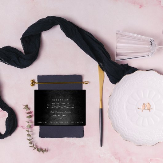 ブラックグラム秋秋VIPウェディングレセプション 招待状