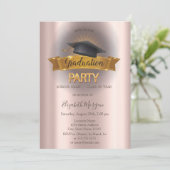 ブラックグラードキャップバラ金ゴールド卒業パーティー 招待状 (スタンド正面)