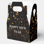 ブラックグリッターハッピーニューイヤー フェイバーボックス (オープン)