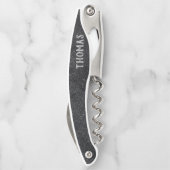 ブラックグリッターホワイトスパークス ソムリエナイフ (裏面)