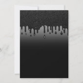 ブラックグリッターミニマル美しい価格表メニュー (裏面)