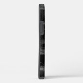 ブラックグリッターモダンきらめくパーソナライズされた名 Case-Mate iPhoneケース (裏面 / 右)