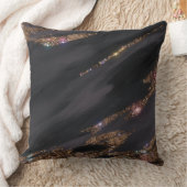 ブラックグリッター枕 クッション (ブランケット)