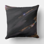 ブラックグリッター枕 クッション (裏面)