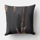 ブラックグリッター枕 クッション (裏面)