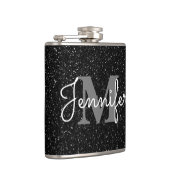 ブラックグリッター フラスク (右)