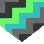 ブラックグリーングラデーションシボロン中段 テーブルクロス (アングル)