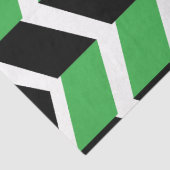 ブラックグリーンシェブロンストライプ 薄葉紙 (詳細)