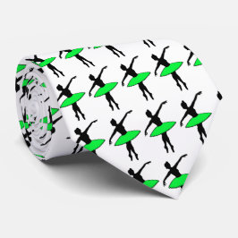 ブラックグリーンバレリナトゥチュバレエダンスダンスパパタイ ネクタイ