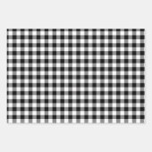 ブラックグリーンプレイド ラッピングペーパーシート (正面3)