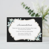 ブラックグリーンリーユーカリプツスホテルアコモデーションカード エンクロージャーカード (スタンド正面)