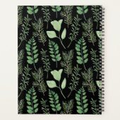 ブラックグリーン植物学 プランナー手帳 (裏面)