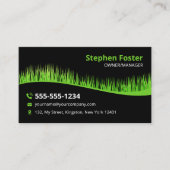 ブラックグリーン芝生気に造園モウィングローンケア 名刺 (正面)