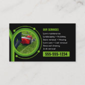 ブラックグリーン造園芝刈りメンテナンス 名刺 (裏面)