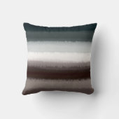 ブラックグレイトープストライプズ クッション (裏面)