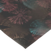 ブラックグレーとカラフル花火の表示抽象芸術 ショートテーブルランナー (コーナー)