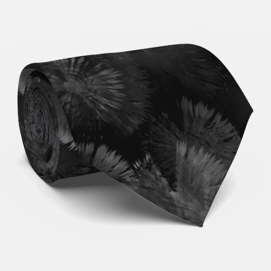 ブラックグレーとカラフル花火の表示抽象芸術 ネクタイ (ロール)