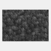 ブラックグレーとカラフル花火の表示抽象芸術 ラッピングペーパーシート (正面3)