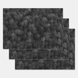 ブラックグレーとカラフル花火の表示抽象芸術 ラッピングペーパーシート