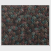 ブラックグレーとカラフル花火の表示抽象芸術 ラッピングペーパー (フラット)