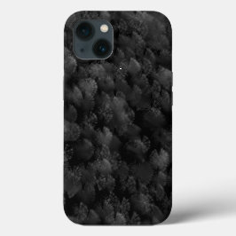ブラックグレーとカラフル花火の表示抽象芸術 iPhone 13ケース