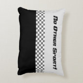 ブラックグレーとホワイトスポーツをテーマにした アクセントクッション (裏面(縦))