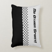 ブラックグレーとホワイトスポーツをテーマにした アクセントクッション (正面(垂直))