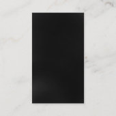 ブラックグレーイエローモノグラム名刺 名刺 (裏面)