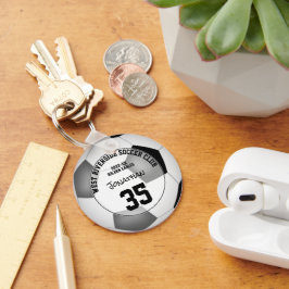 ブラックグレーキッズチームカラーズサッカークラブ キーホルダー