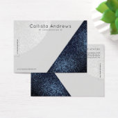 ブラックグレーグリッター図形ハートブレスレットディスプレイ (デスク)