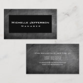 ブラックグレーシャルボードマネージャの名刺 名刺 (正面/裏面)