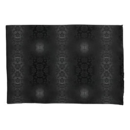 ブラックグレーシルバーフラワーズエレガントフローラ 枕カバー