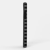 ブラックグレーセーラーいかりストライプズ Case-Mate iPhoneケース (裏面/右)