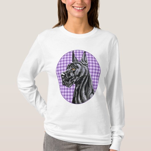 ブラックグレートDaneチェックTシャツ Tシャツ (正面)