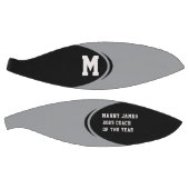 ブラックグレーバスケパーソナライズされたットボール バスケットボール (パネル)