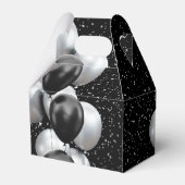 ブラックグレーバルーンシックありがとう誕生日 フェイバーボックス (裏面サイド)