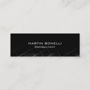 ブラックグレーパターンスキニースリム澄ん名刺 スキニー名刺