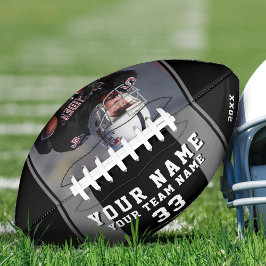 ブラックグレープレイヤー名番号チームフォト アメリカンフットボール