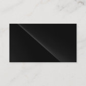 ブラックグレープレーンモダンコンサルタント名刺 名刺 (裏面)