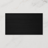 ブラックグレープレーンモダンコンサルタント名刺 名刺 (裏面)