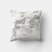 ブラックグレーホワイトクラウモダンド絞り染め クッション (裏面)