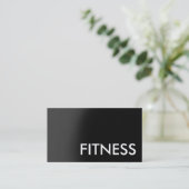 ブラックグレーホワイトプロフェッショナルスポーツ名刺 名刺 (スタンド正面)