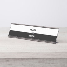 ブラックグレーホワイト文字無地のとカラーデザイン