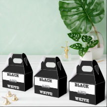 ブラックグレーホワイト文字無地のとカラーデザイン