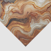 ブラックグレーレッドブラウン琥珀金ゴールド大理石アートパターン 薄葉紙 (詳細)