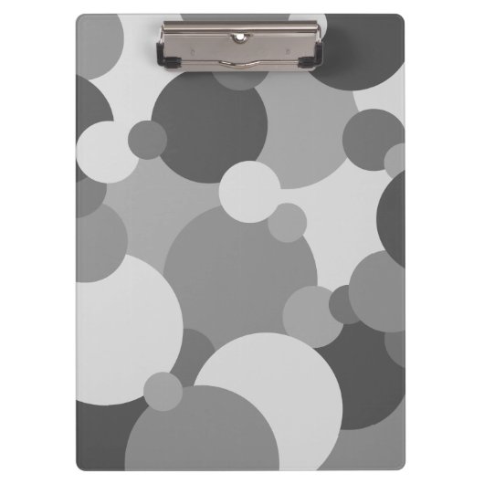 ブラックグレー分子クリップボード クリップボード (正面)
